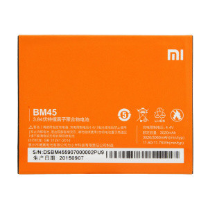 Аккумулятор BM45 Xiaomi Redmi Note 2 - фото 1 - id-p128653538