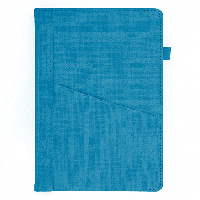 Ежедневник Smart Geneva Ostende А5, синий, недатированный, в твердой обложке с поролоном Голубой