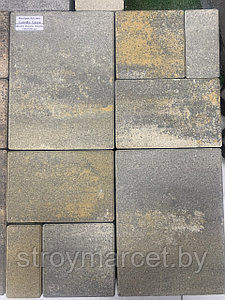Тротуарная плитка Инсбрук Альпен, 60 мм, ColorMix Сиена, гладкая