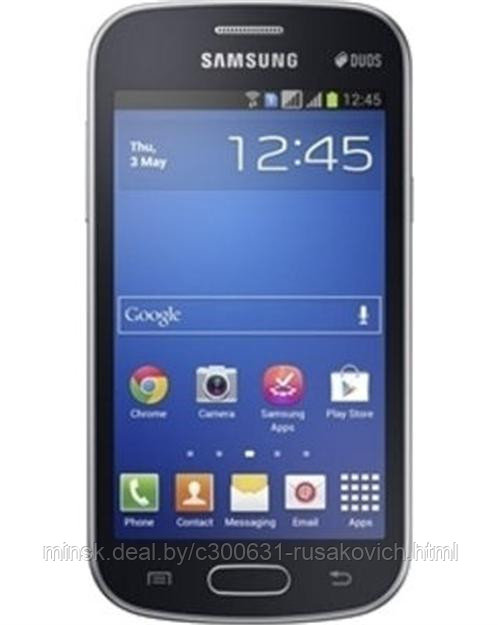 Замена стекла сенсора тачскрина SAMSUNG S7392 черный/белый (оригинал)
