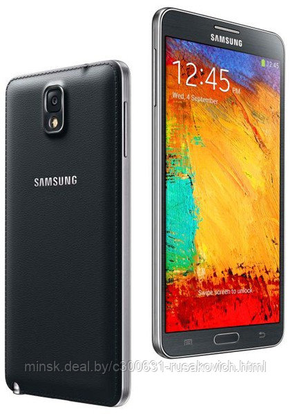 Дисплейный модуль SAMSUNG N9005 черный/белый (оригинал)