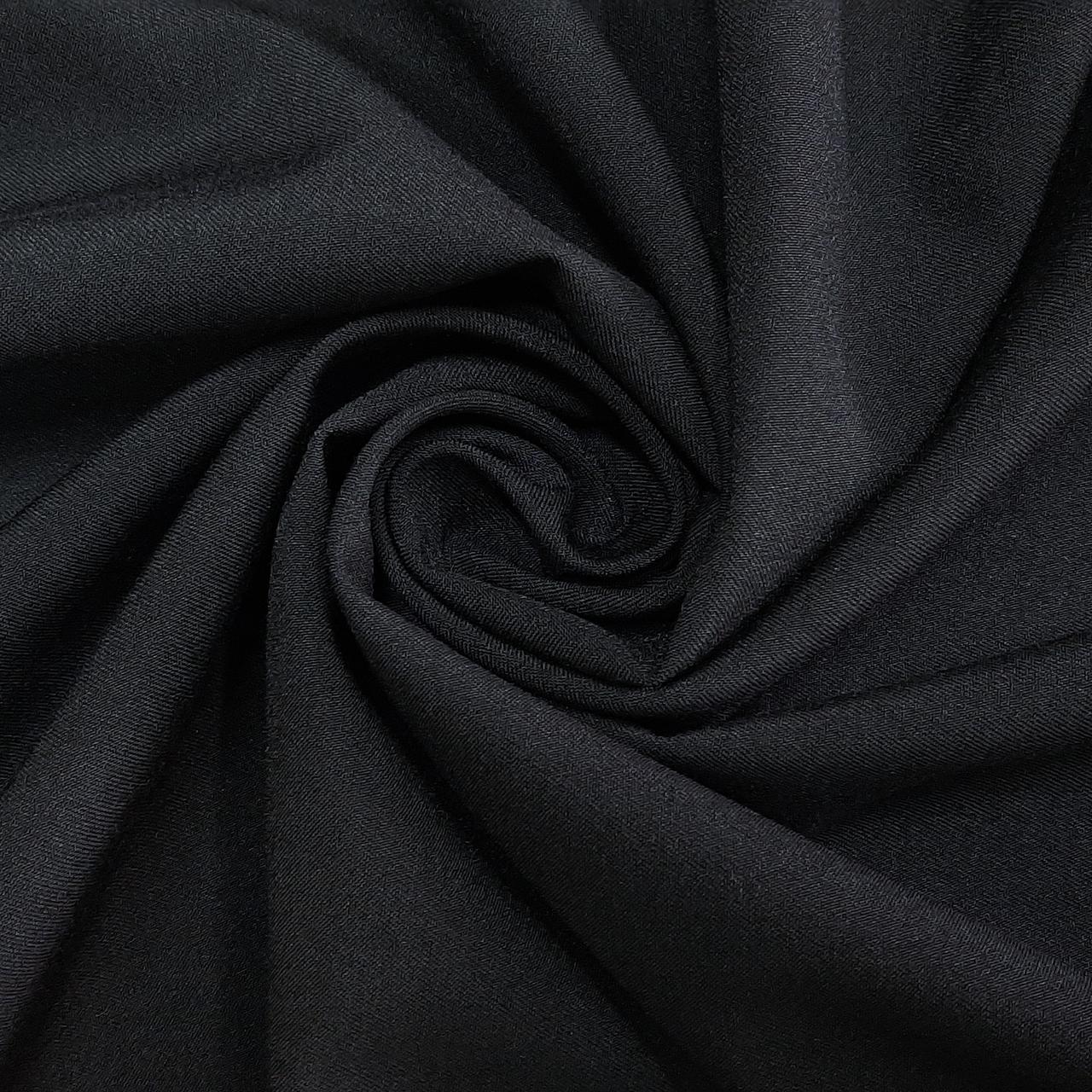 Ткань костюмная гальяно цвет черный