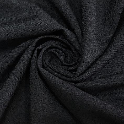 Ткань костюмная гальяно цвет черный, фото 2