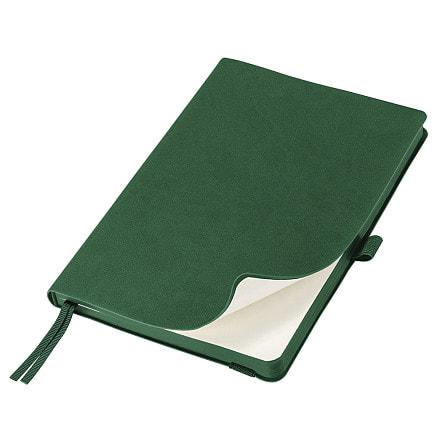 Ежедневник Flexy Line Linen А5, недатированный, в гибкой обложке, с резинкой и петлей Зеленый - фото 1 - id-p214489227