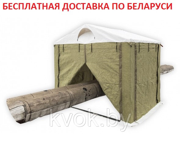 Палатка сварщика МИТЕК 2.5х2.5 м (ПВХ+брезент) - фото 1 - id-p98591188
