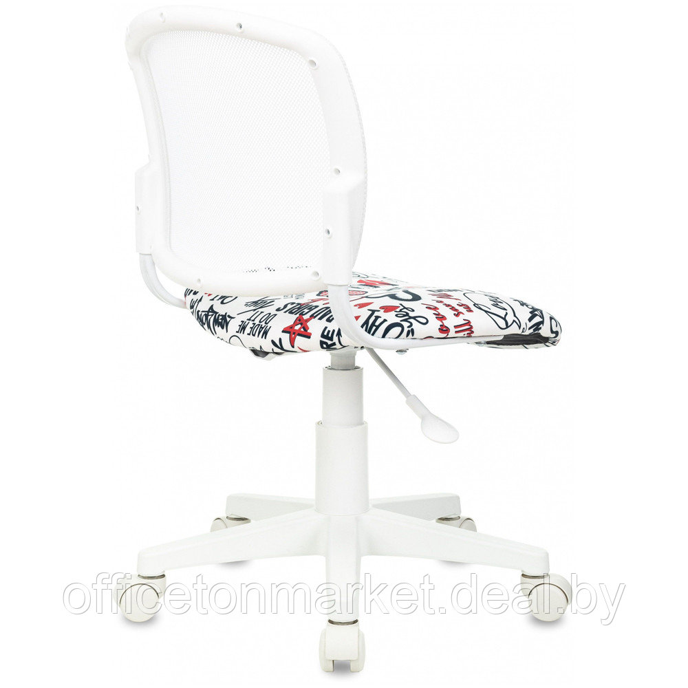 Кресло детское Бюрократ CH-W296NX, сетка/ткань, белый - фото 2 - id-p214426794