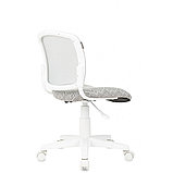 Кресло детское Бюрократ CH-W296NX, сетка/ткань, светло-серый, фото 4