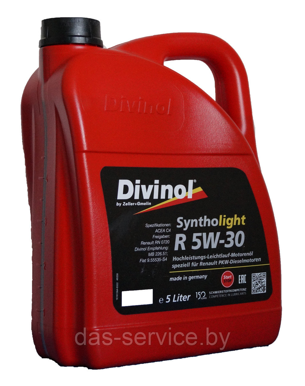 Моторное масло Divinol Syntholight R 5W-30 (синтетическое моторное масло 5w30) 5 л. - фото 2 - id-p25912354