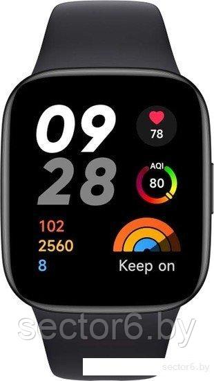 Умные часы Xiaomi Redmi Watch 3 Active (черный, международная версия) - фото 1 - id-p214026044