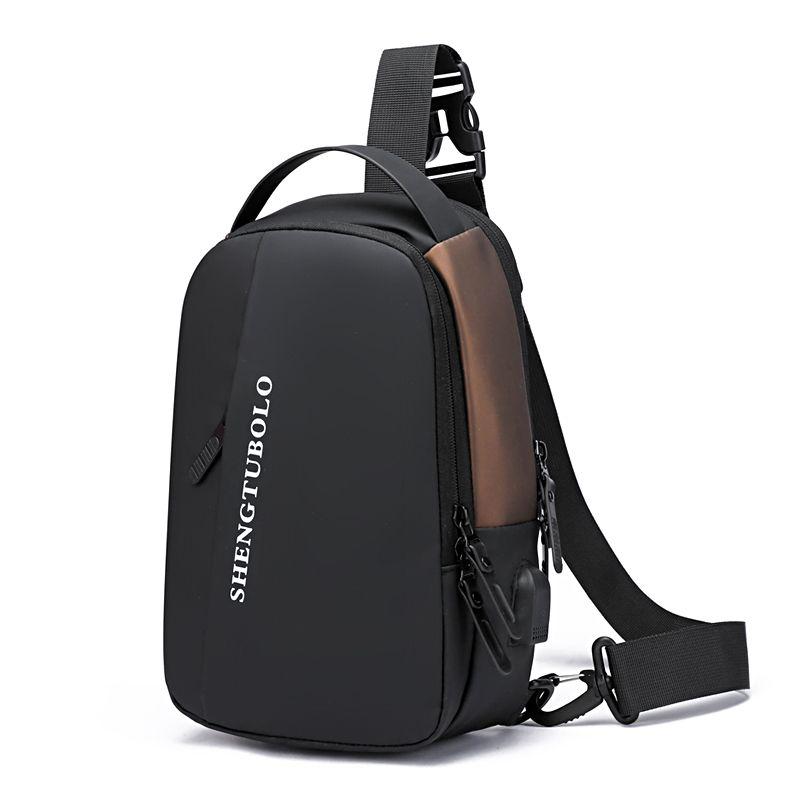 Сумка - рюкзак через плечо Shengtubolo с USB / Сумка слинг - фото 1 - id-p214492751