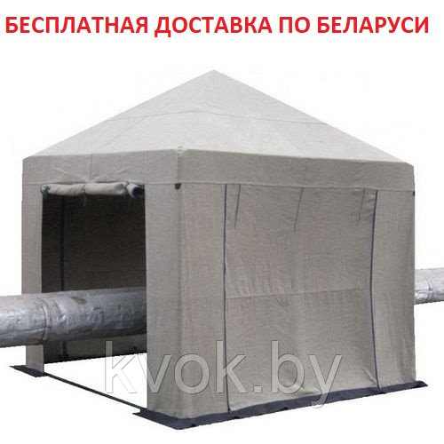 Палатка сварщика МИТЕК 3х3 м (брезент) - фото 1 - id-p98593339