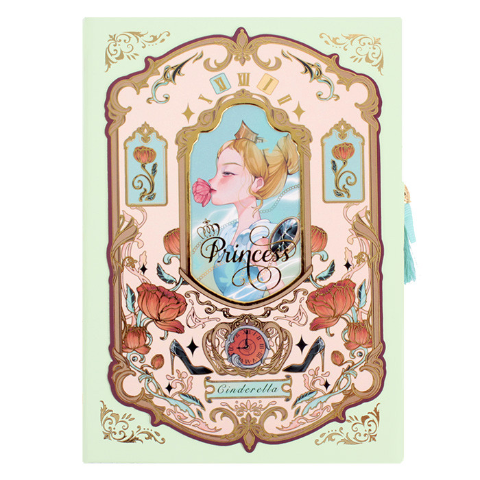 Блокнот "Princess" обложка карт. с тиснением "золото". Разные принцессы ! - фото 3 - id-p214524721