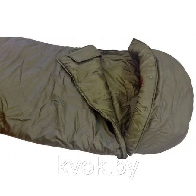 Спальный мешок Чайка СП4 XXL военный с подголовником -10/+5°С 235*90 см - фото 2 - id-p102999871