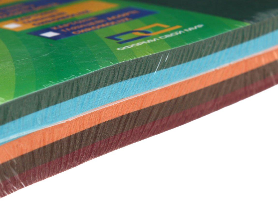 Обложки для переплета картонные D&A (А4) А4, 100 шт., 230-250 г/м2, 5 цветов, тиснение «под кожу», ассорти - фото 1 - id-p214496197