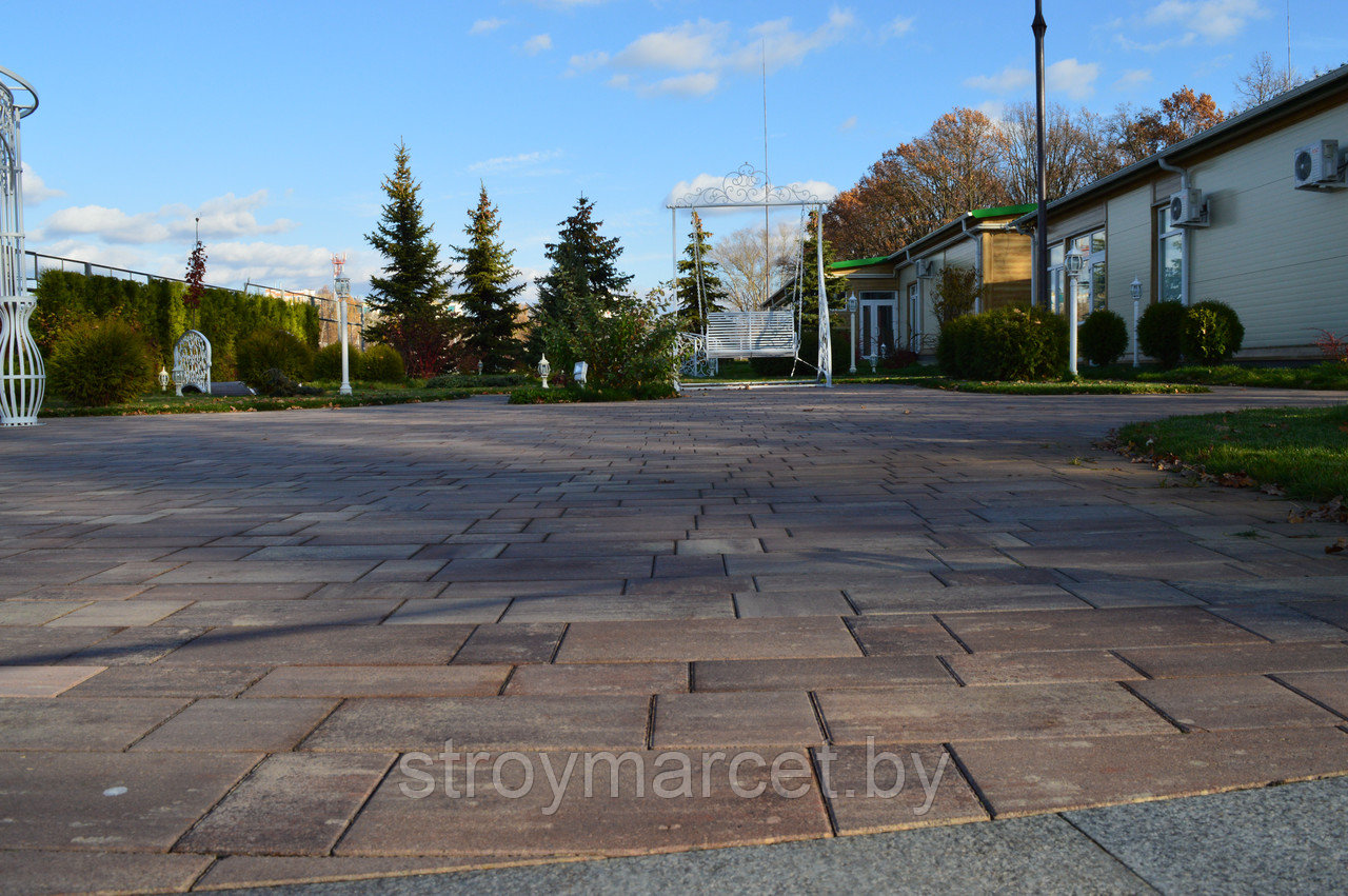 Тротуарная плитка Инсбрук Тироль, 60 мм, ColorMix Берилл, гладкая - фото 4 - id-p196063554
