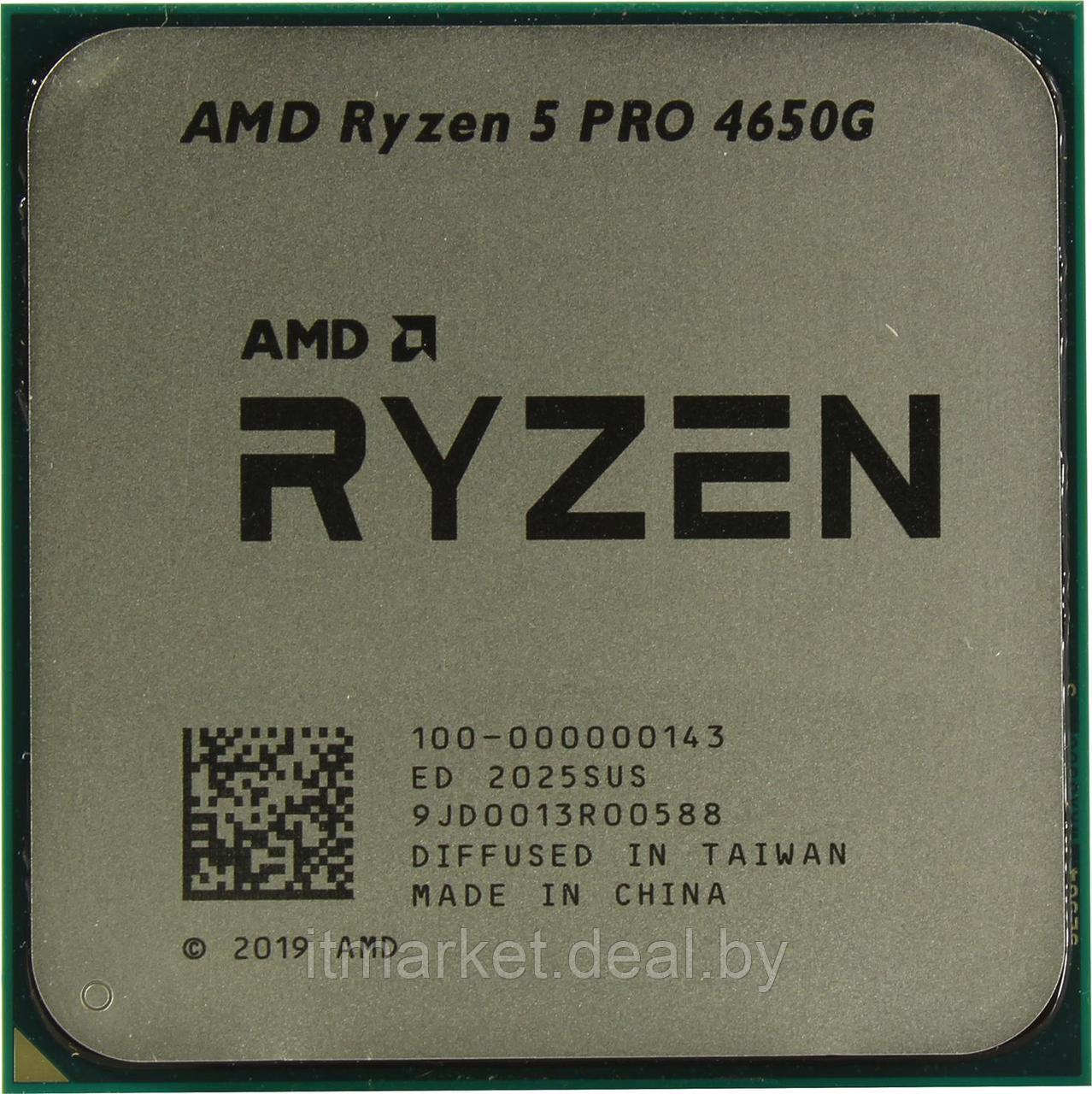 Процессор AMD Ryzen 5 PRO 4650G (100-100000143) (Socket AM4) - фото 1 - id-p214496703