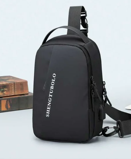 Сумка - рюкзак через плечо Shengtubolo с USB / Сумка слинг - фото 1 - id-p214503516