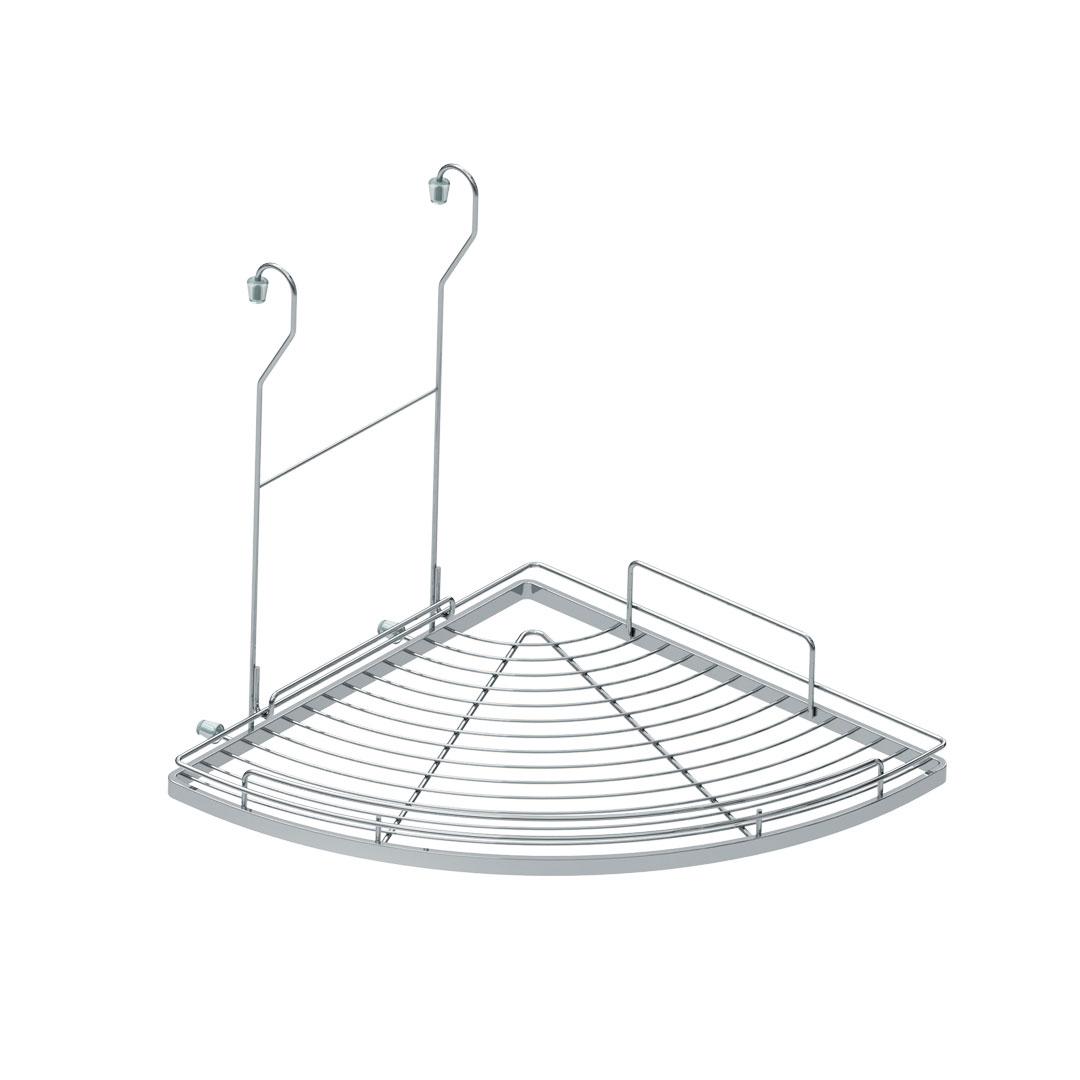 Полка угловая большая, хром - фото 1 - id-p214502173