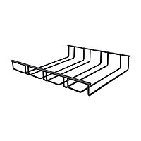 Держатель бокалов 4-х рядный, черный матовый