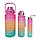 Спортивные бутылки с маркерами времени (набор 3 шт.)  Мотивационная бутылка для питья, фото 10