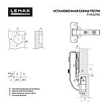 Петля угловая 90° без ответной планки, фото 2