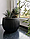 Горшок цветочный DKB150, черный бетон, фото 4