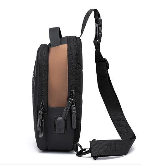 Сумка - рюкзак через плечо Shengtubolo с USB. Сумка слинг - фото 3 - id-p214508357