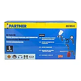 Набор пневмоинструмента 5пр. Partner 8031K5-G, фото 2