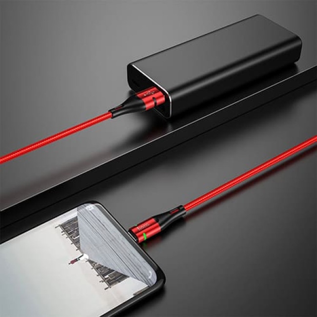 USB кабель Hoco U93 Shadow Type-C, длина 1,2 метра Красный - фото 4 - id-p214509794