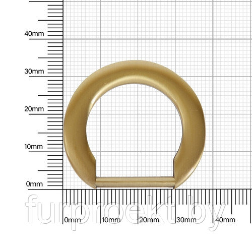 Полукольцо 0948 20 мм антик полир
