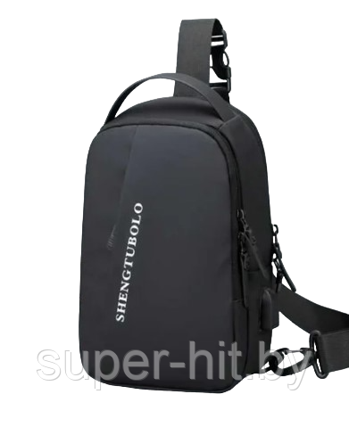 Сумка - рюкзак через плечо Shengtubolo с USB. Сумка слинг - фото 2 - id-p214515378
