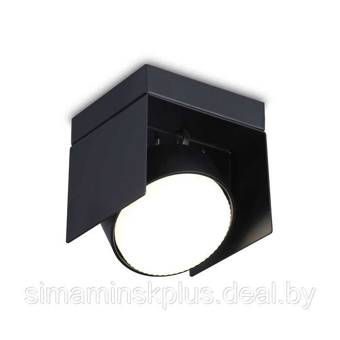 Накладной поворотный светильник со сменной лампой TN70842, GX53, 95х95х90 мм, цвет чёрный песок - фото 1 - id-p214517619