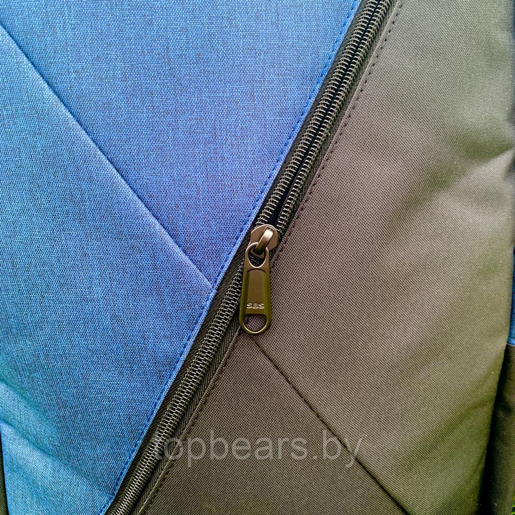 Городской рюкзак Hampton с USB и отделением для ноутбука до 17" Синий - фото 8 - id-p214519138