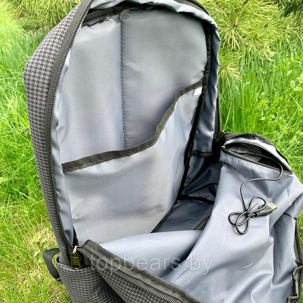 Городской рюкзак Ultra Star с USB и отделением для ноутбука до 15" Серый - фото 6 - id-p214519139