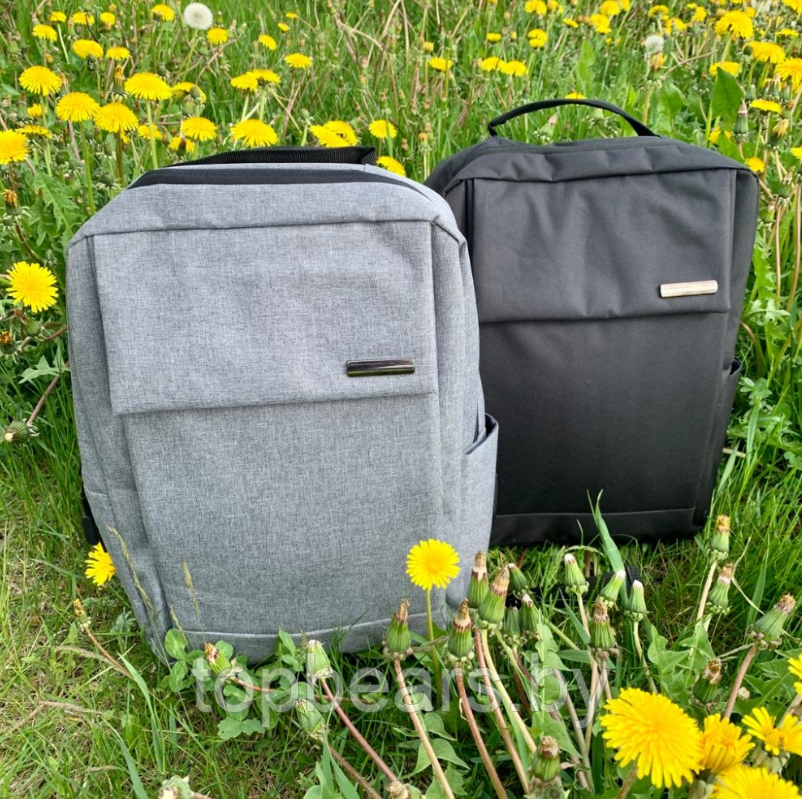 Городской рюкзак Кембридж с USB и отделением для ноутбука до 14.5". Серый - фото 5 - id-p214519147