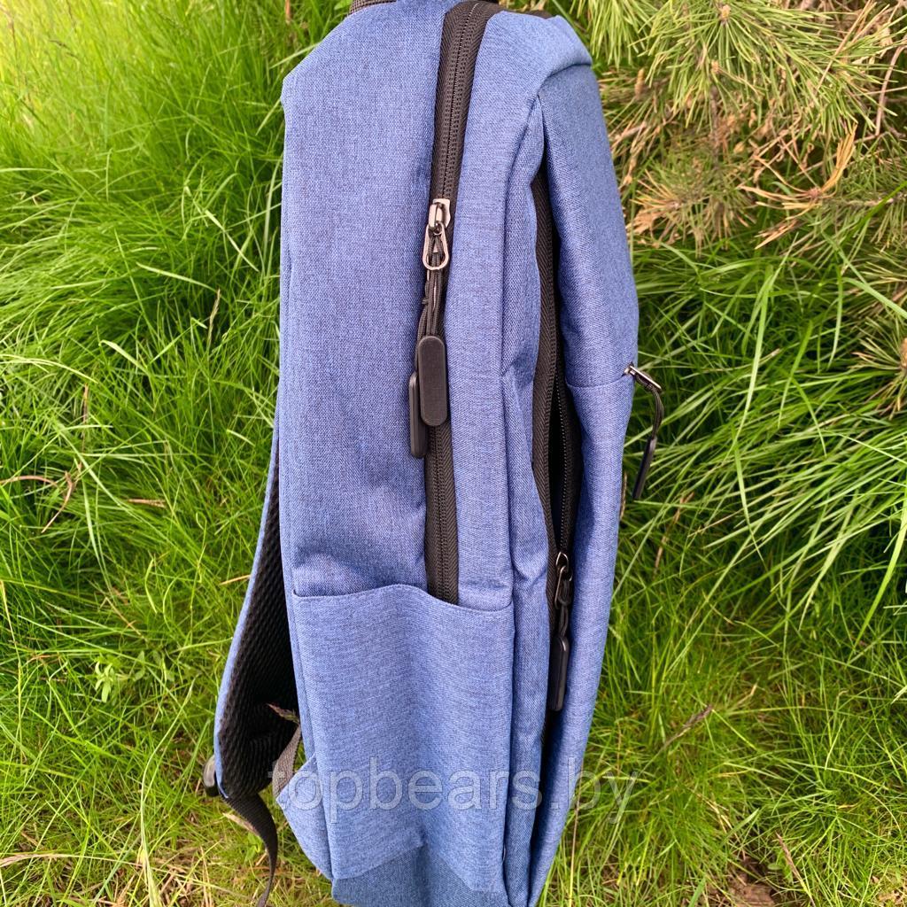 Городской рюкзак Lifestyle с USB и отделением для ноутбука до 17.72" Черный - фото 9 - id-p214519155