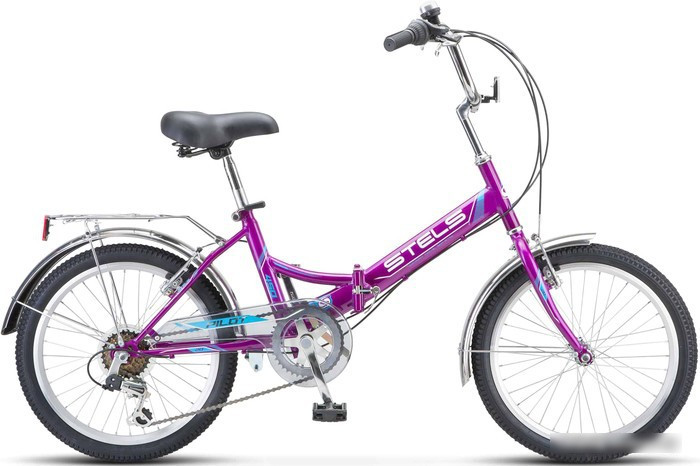Велосипед Stels Pilot 450 20 Z011 2023 (фиолетовый) - фото 1 - id-p214400821