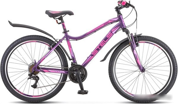 Велосипед Stels Miss 5000 V 26 V050 р.16 2021 (фиолетовый/розовый) - фото 1 - id-p213149631