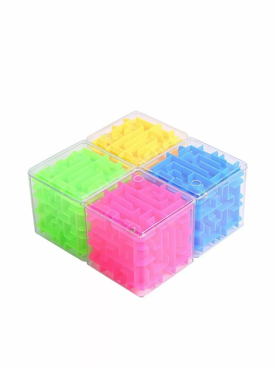 Лабиринт BOFOS 3D с шариком / игрушечная головоломка кубик - фото 3 - id-p214521526