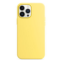 Бампер Silicone Case для iPhone 13 Pro лимонный