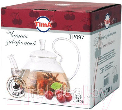 Заварочный чайник TimA Дикая вишня TP097 - фото 5 - id-p214526418