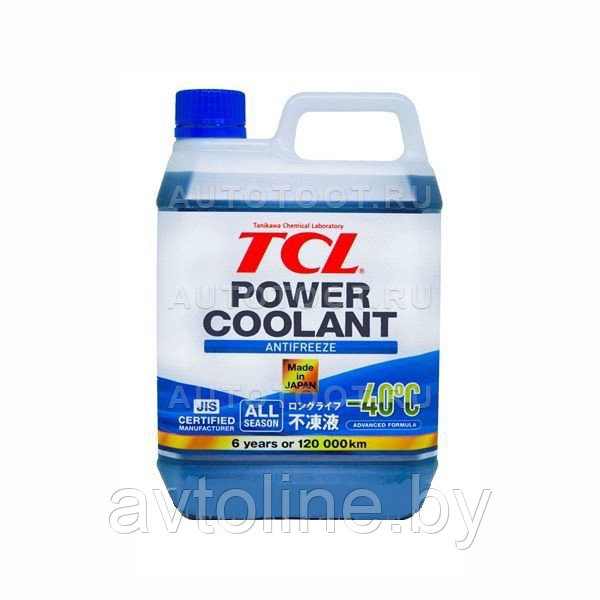 Антифриз концентрат Power Coolant -40C синий, длительного действия, 2л TCL PC2-CB