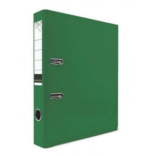 Папка-регистратор 50 мм, PVC, зеленая, с металлической окантовкой, арт. IND 5/30 PVC NEW ЗЕЛ(работаем с юр - фото 1 - id-p113247190