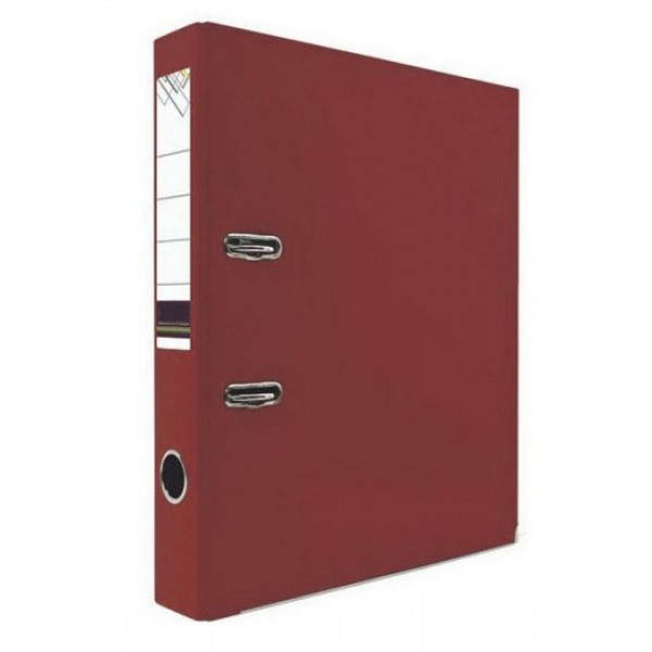 Папка-регистратор 50 мм, PVC, красная, с металлической окантовкой, арт. IND 5/30 PVC NEW КР(работаем с юр - фото 1 - id-p113247191