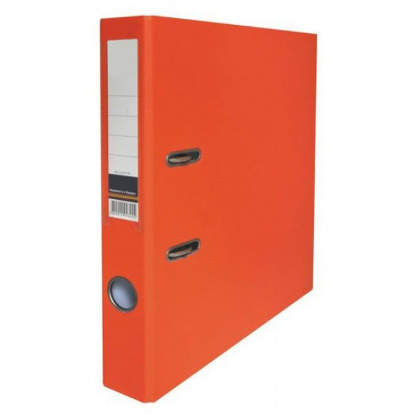 Папка-регистратор 50 мм, PVC, арт.IND 5/30 PVC, цвет оранжевый(работаем с юр лицами и ИП) - фото 1 - id-p113247199