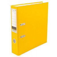 Папка-регистратор 50 мм, PVC, желтая, с металлической окантовкой, арт. IND 5/30 PVC NEW ЖЕЛ(работаем с юр