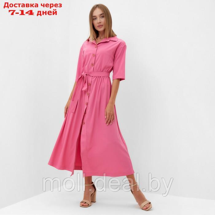 Платье женское MINAKU: Enjoy цвет ярко-розовый, р-р 44 - фото 1 - id-p214516577