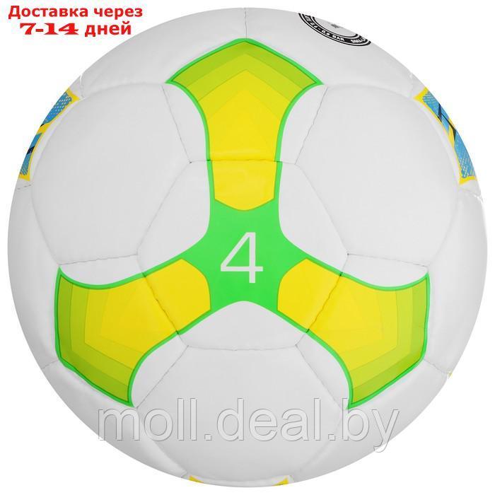 Футбольный мяч Minsa Junior, размер 4, PU, ручная сшивка, камера бутил - фото 2 - id-p214516626