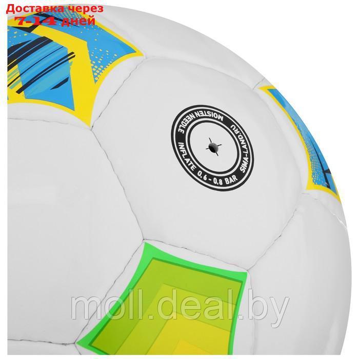 Футбольный мяч Minsa Junior, размер 4, PU, ручная сшивка, камера бутил - фото 4 - id-p214516626