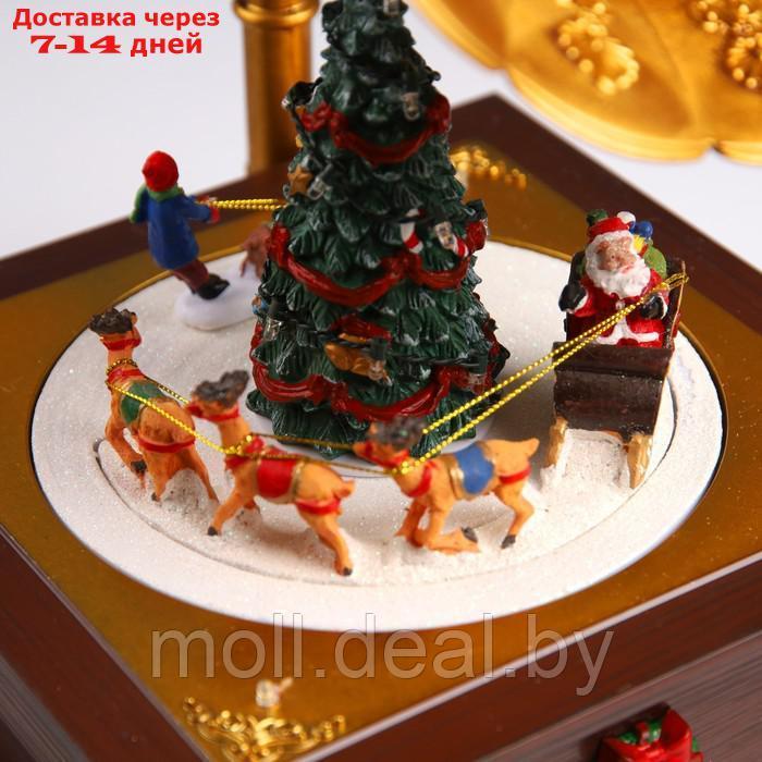Светодиодная фигура "Рождественский граммофон" 24.5 × 35.5 × 22.5 см, полистоун, батарейки ААх3 (не в - фото 4 - id-p214516663